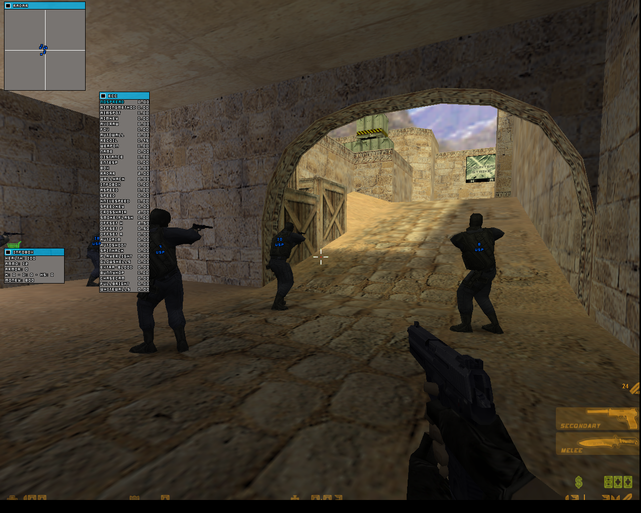 Speedhack,Aim,Wallhack