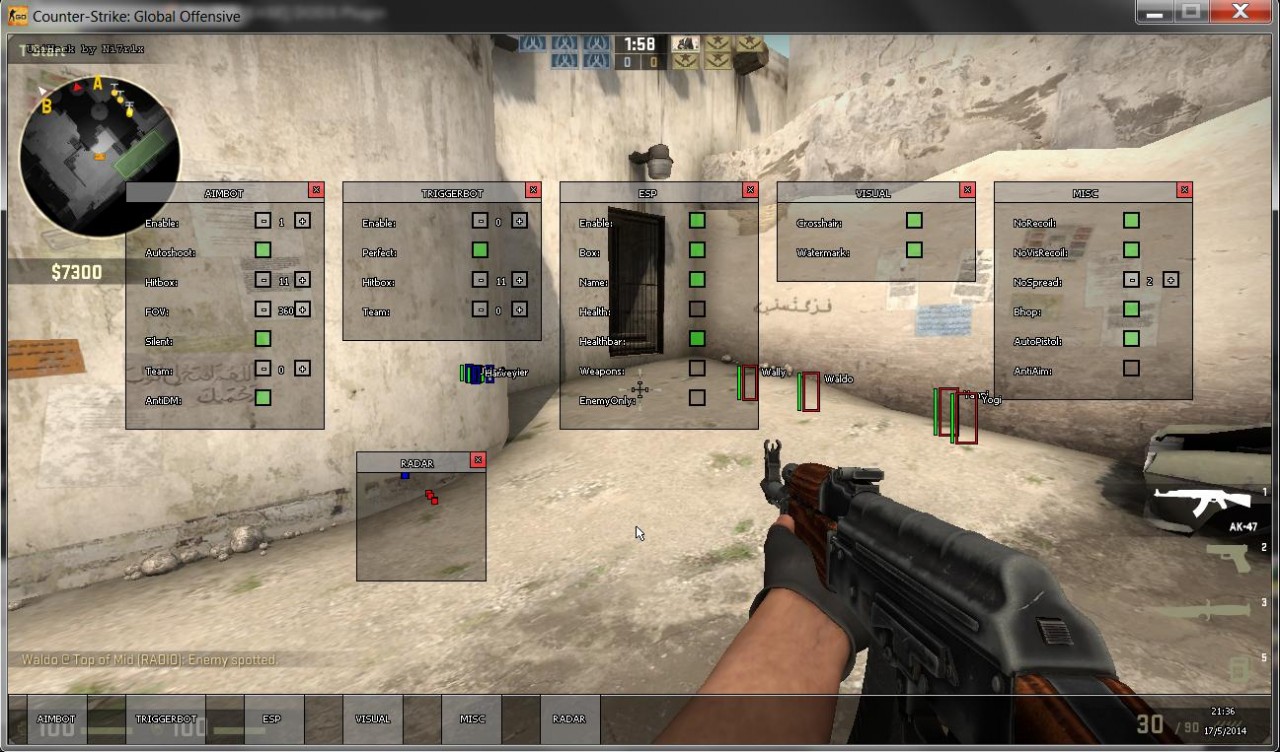 Unihack CSGO [FOR NO STEAM]