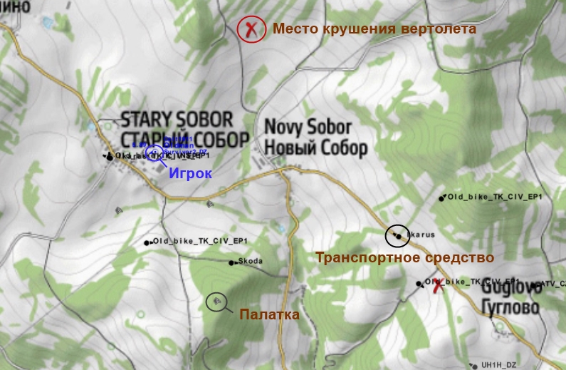 Мапхак DayZ Radar 2.1 (CRACK!)