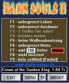 Crown of the Sunken King Трейнер (+9) [1.04] {dR.oLLe}